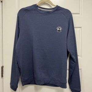 Peter Millar Navy Crewneck Pebble Beach Sweater